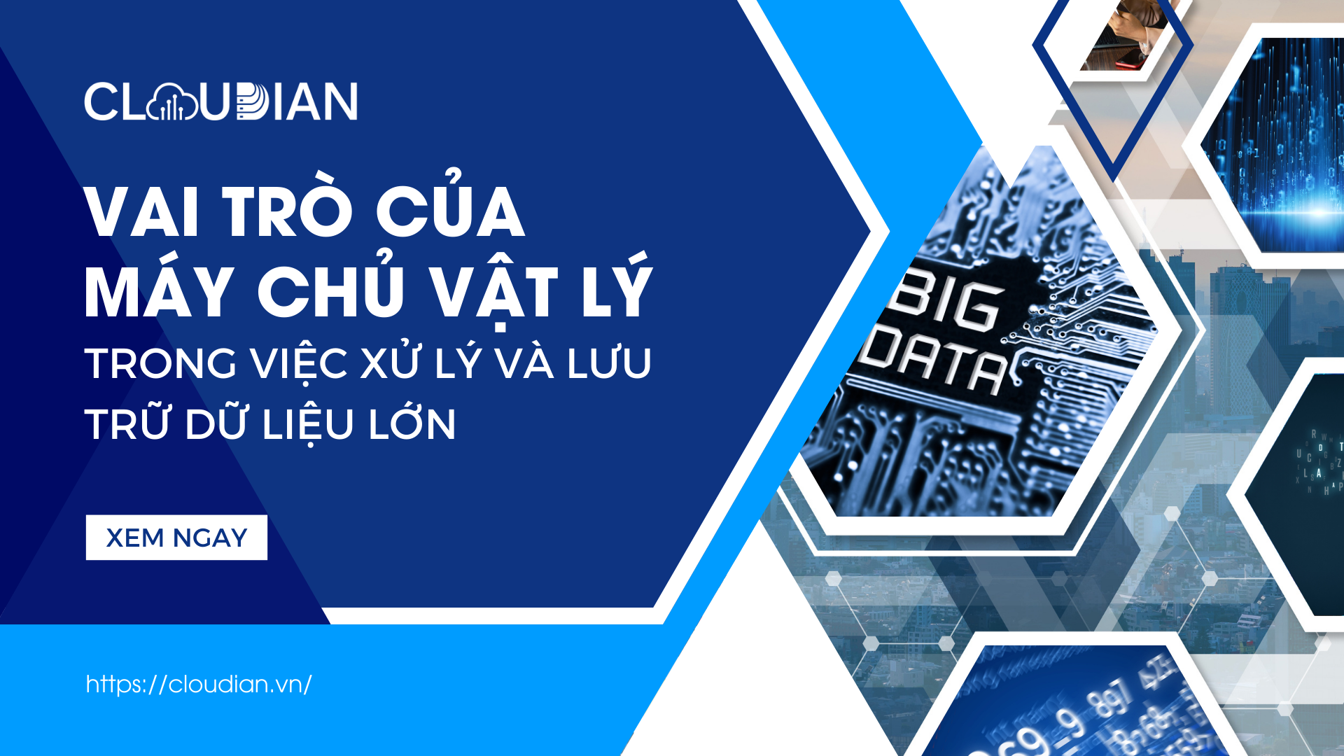Vai trò của máy chủ vật lý trong việc xử lý và lưu trữ dữ liệu lớn